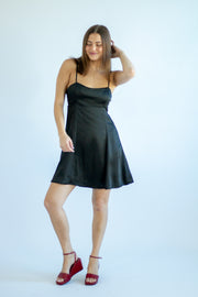 Aria Satin Mini Dress
