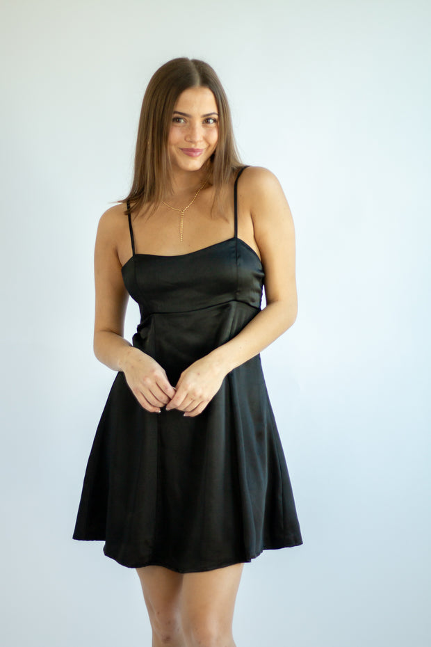 Aria Satin Mini Dress