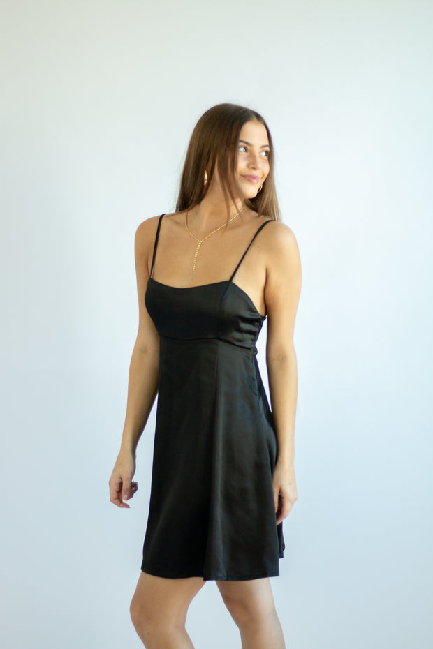 Aria Satin Mini Dress
