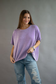 Finley Ribbed Oversized Top