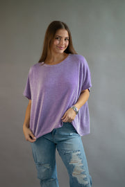 Finley Ribbed Oversized Top