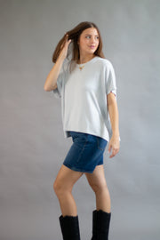 Finley Ribbed Oversized Top