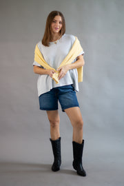 Finley Ribbed Oversized Top