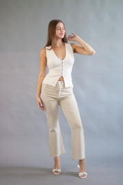Pointelle Sweater Tank