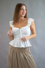 Rue Ruffle Top