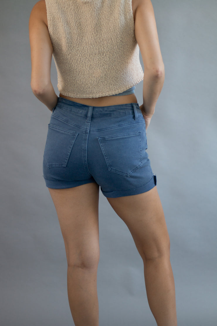 Pocket Cuffed Shorts