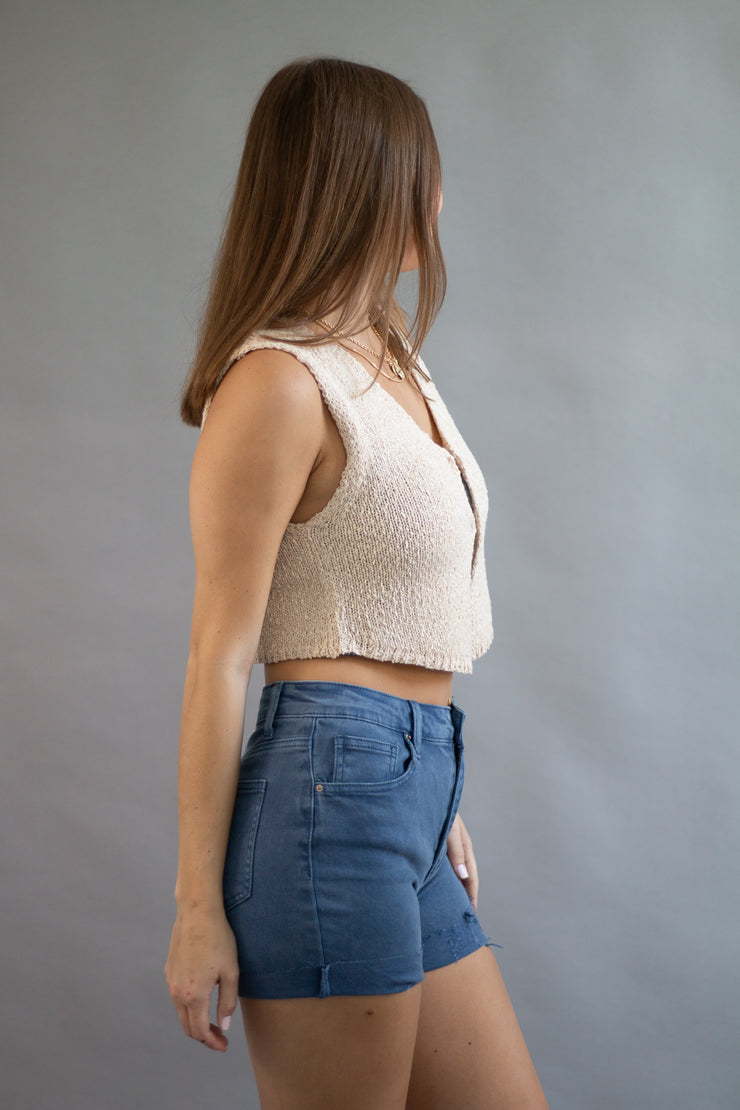 Pocket Cuffed Shorts