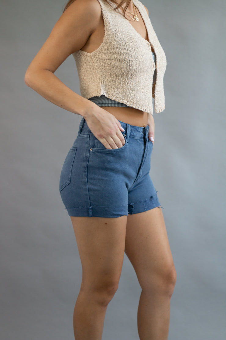 Pocket Cuffed Shorts