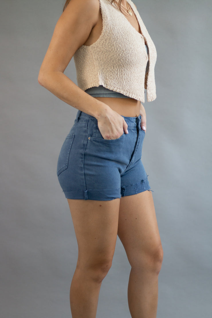 Pocket Cuffed Shorts