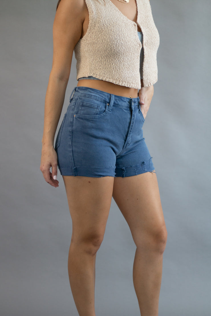Pocket Cuffed Shorts