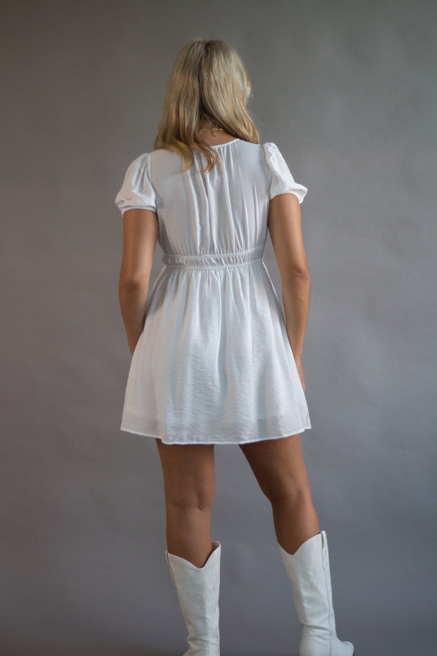Eden Puff Sleeve Mini Dress