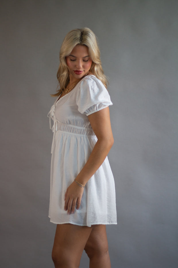 Eden Puff Sleeve Mini Dress