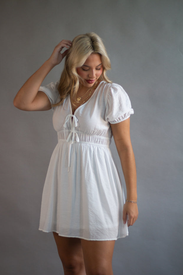 Eden Puff Sleeve Mini Dress