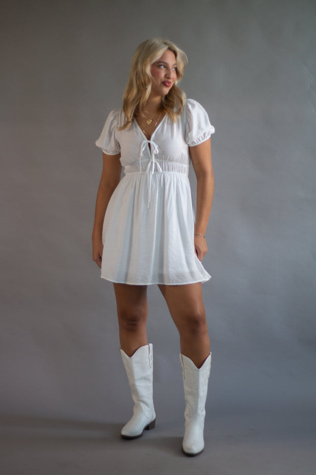 Eden Puff Sleeve Mini Dress