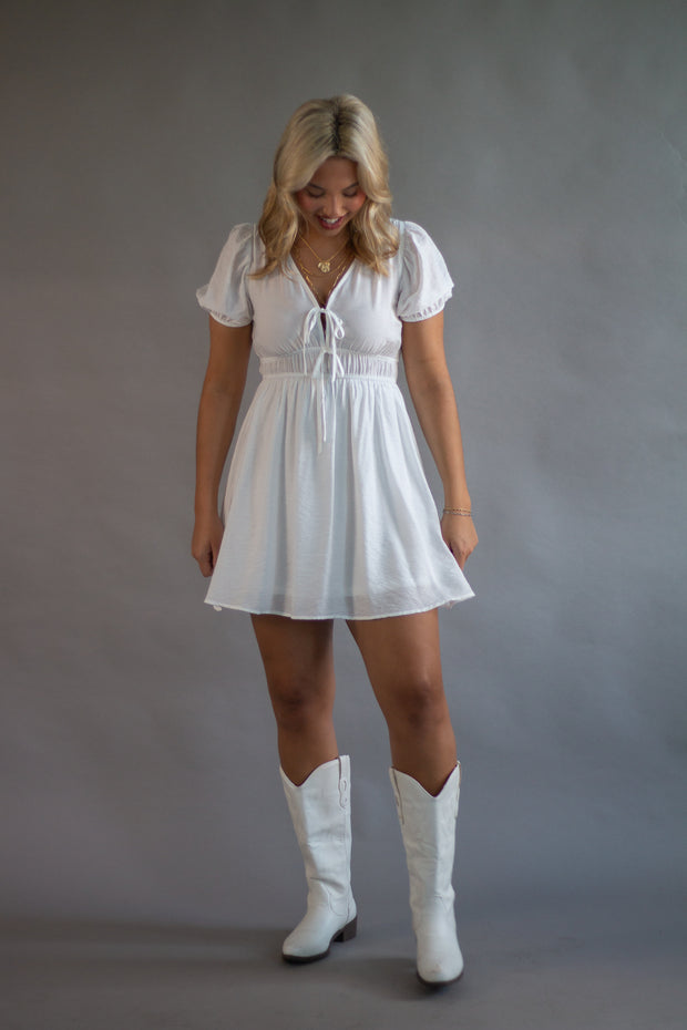 Eden Puff Sleeve Mini Dress
