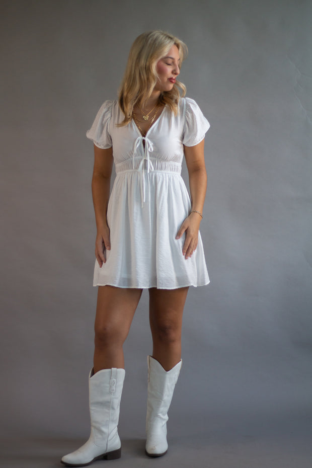 Eden Puff Sleeve Mini Dress