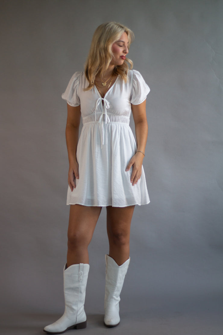 Eden Puff Sleeve Mini Dress