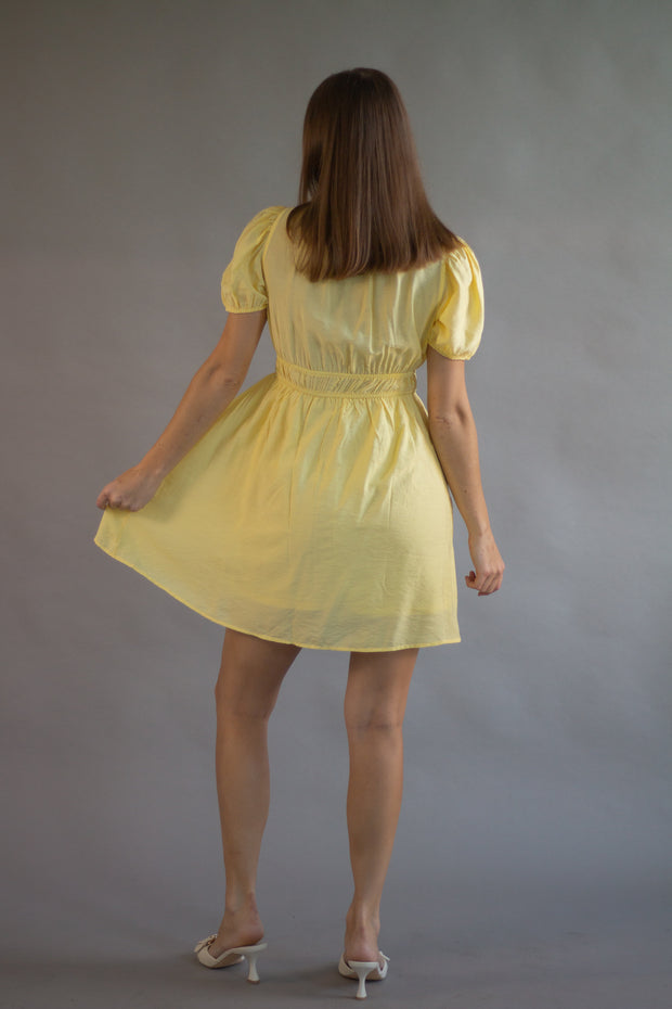 Eden Puff Sleeve Mini Dress