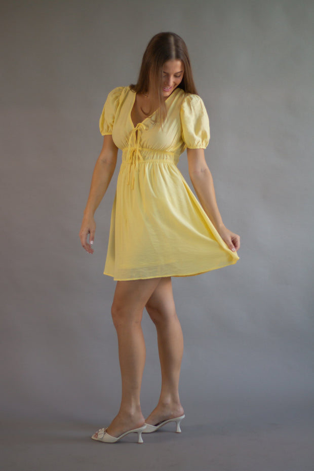 Eden Puff Sleeve Mini Dress