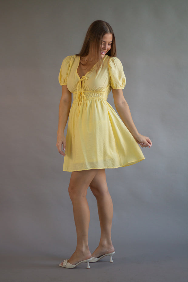 Eden Puff Sleeve Mini Dress