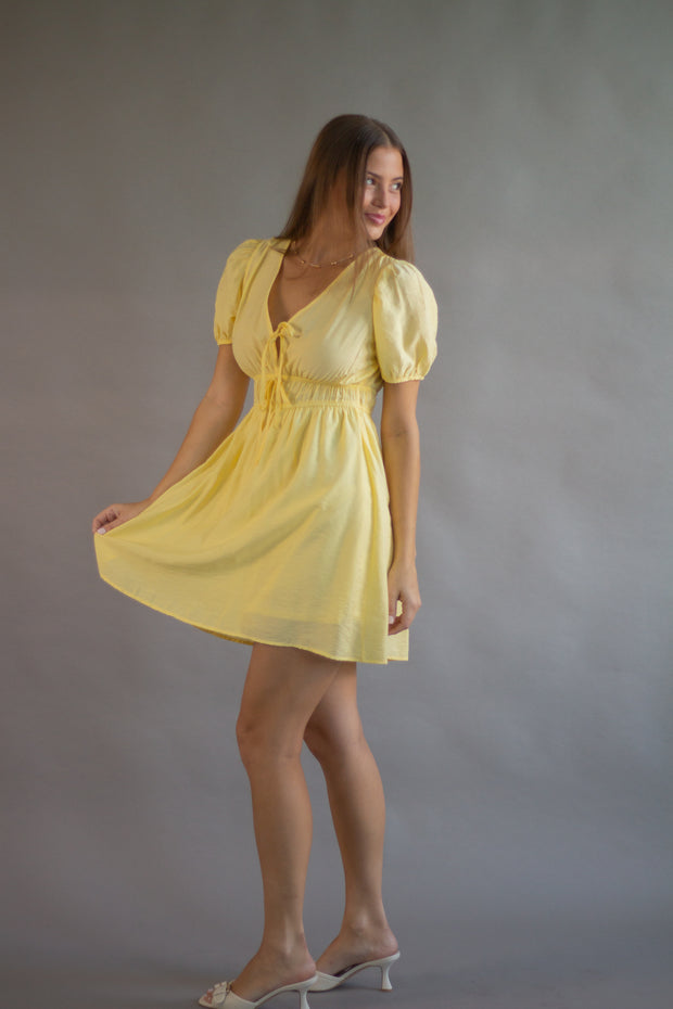 Eden Puff Sleeve Mini Dress