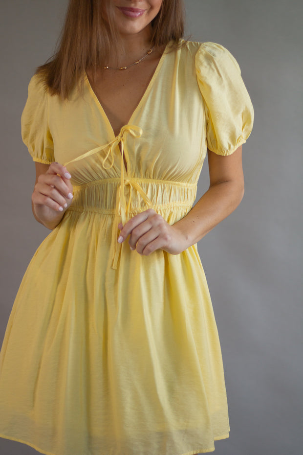 Eden Puff Sleeve Mini Dress