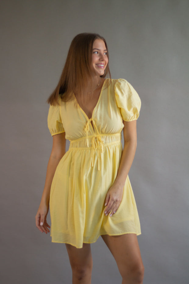 Eden Puff Sleeve Mini Dress