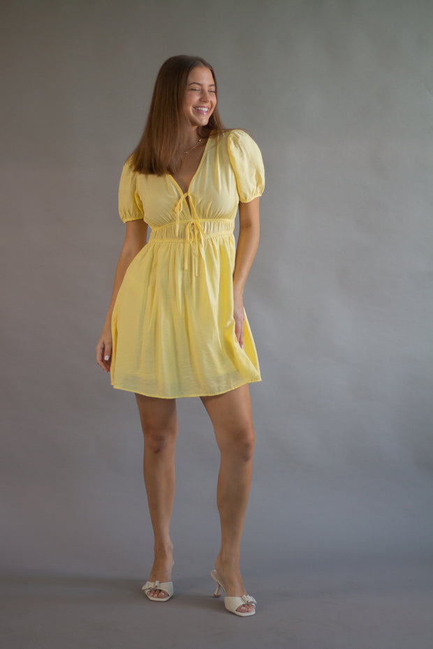 Eden Puff Sleeve Mini Dress