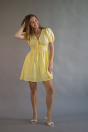 Eden Puff Sleeve Mini Dress
