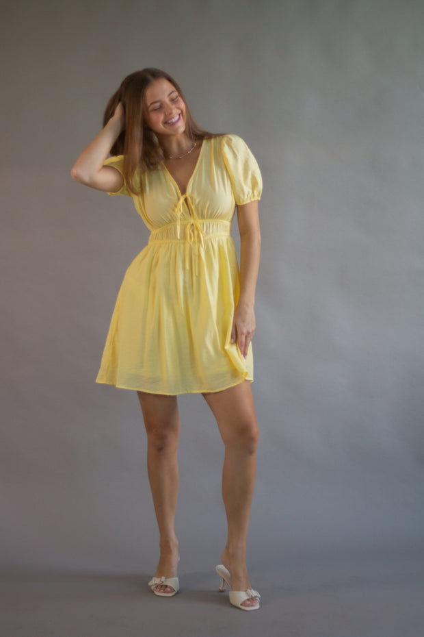 Eden Puff Sleeve Mini Dress