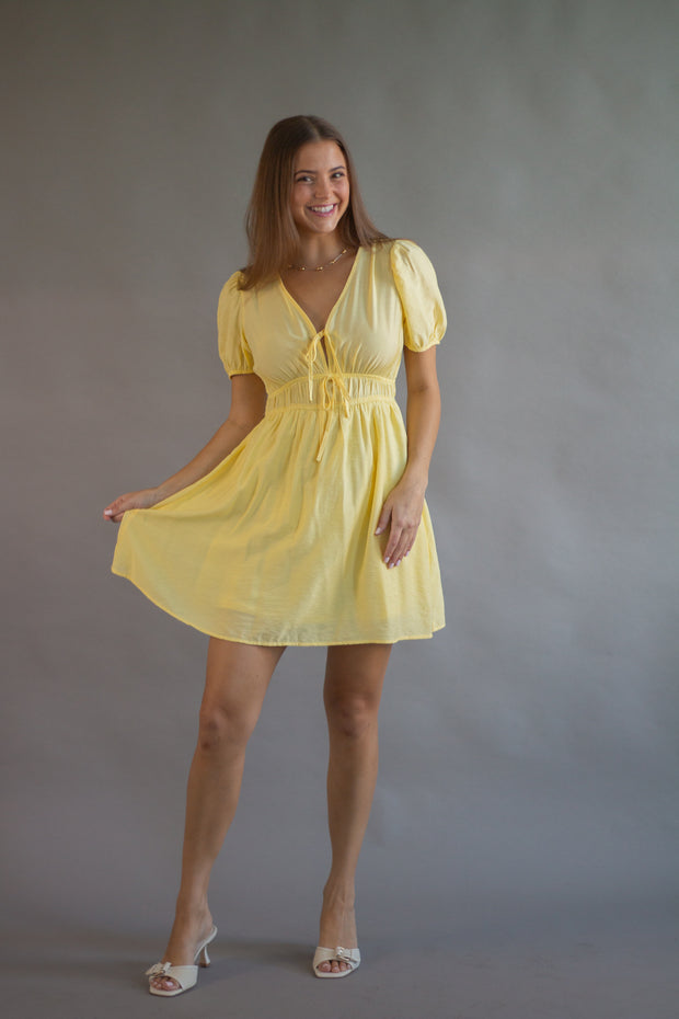 Eden Puff Sleeve Mini Dress