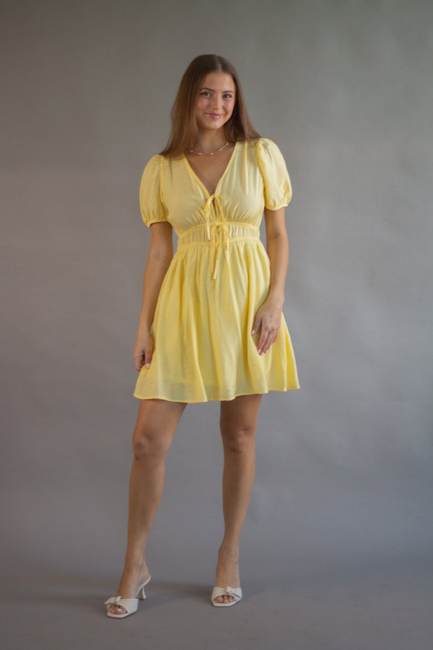 Eden Puff Sleeve Mini Dress