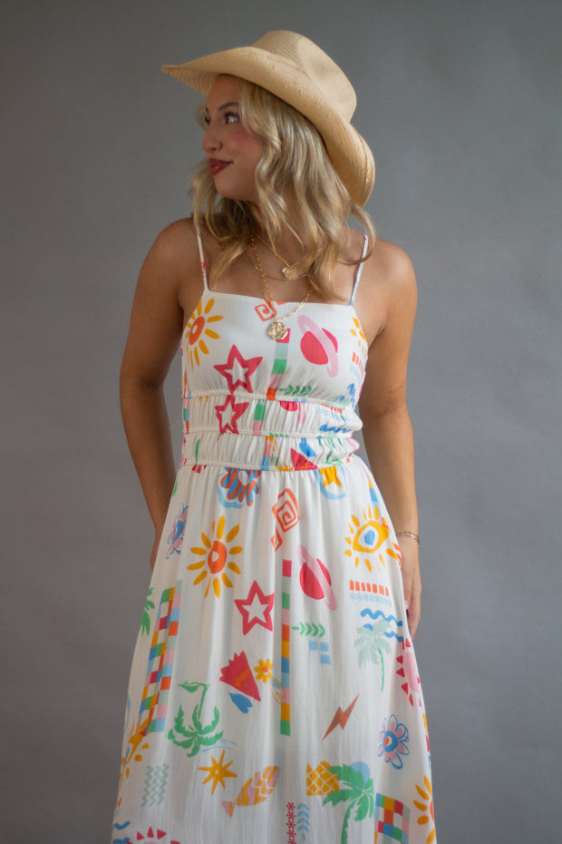 Reverie Seaside Midi Dress