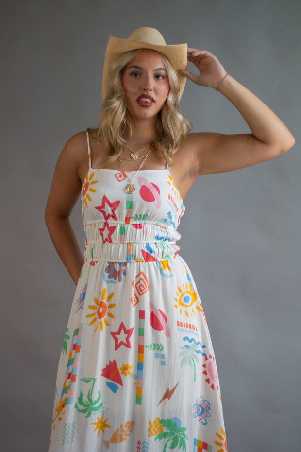 Reverie Seaside Midi Dress