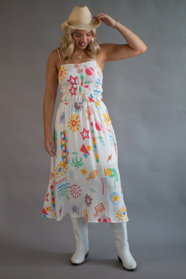 Reverie Seaside Midi Dress