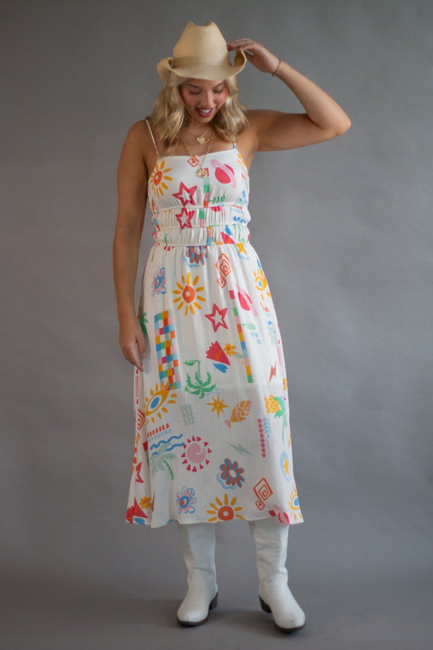 Reverie Seaside Midi Dress