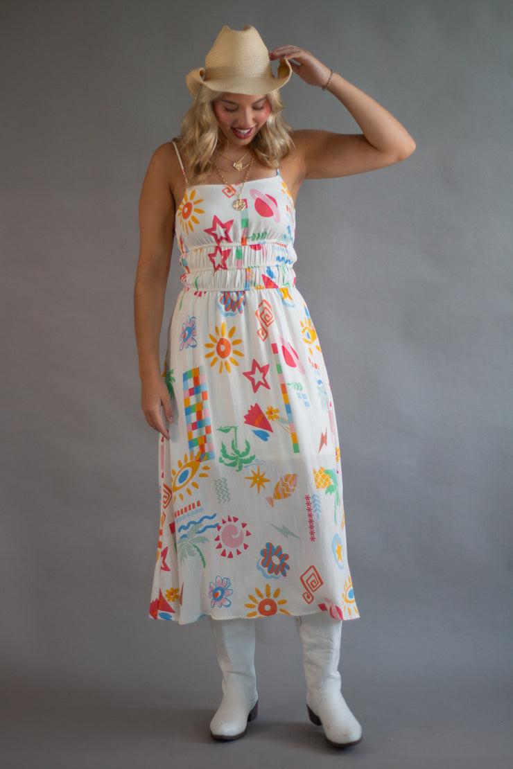 Reverie Seaside Midi Dress
