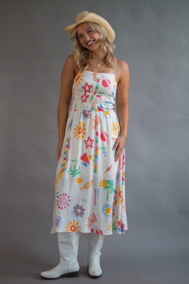 Reverie Seaside Midi Dress