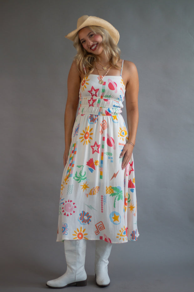 Reverie Seaside Midi Dress