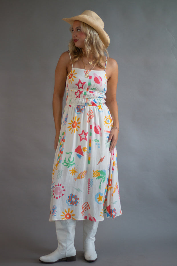 Reverie Seaside Midi Dress