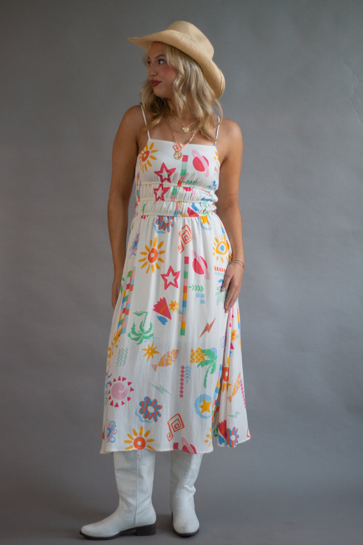 Reverie Seaside Midi Dress