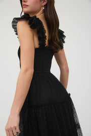 Lila Dot Midi Dress