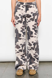 Annie Cow Print Pants