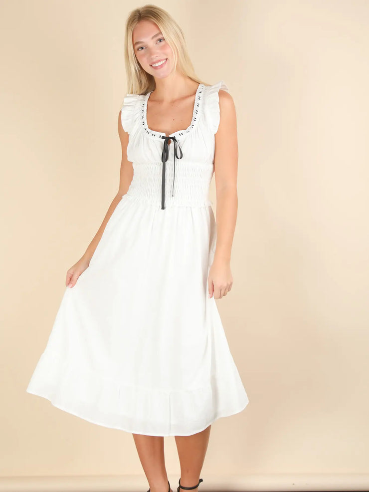Timeless Smocked Midi Dress
