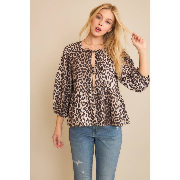 Fierce Evening Leopard Top