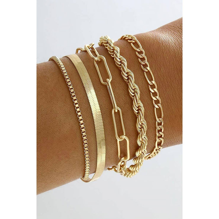 Chain Bracelet Stack