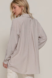 Boardwalk Stripe Oversized Shirt