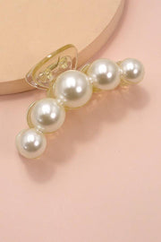 CLASSIC PEARL HAIR CLAW CLIPS