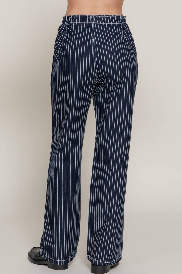 Boardwalk Stripe Straight Pants