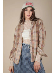 Sloane Flannel Top